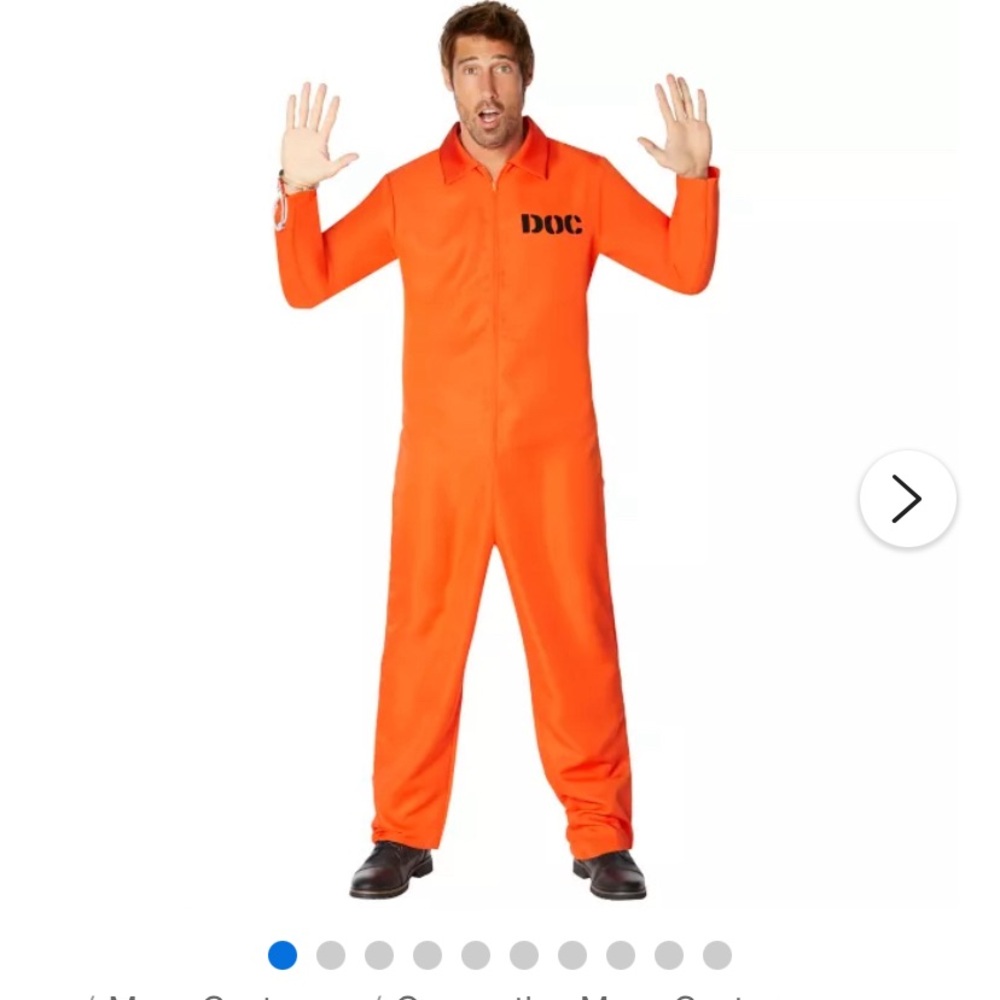 Halloween prisoner costume for men